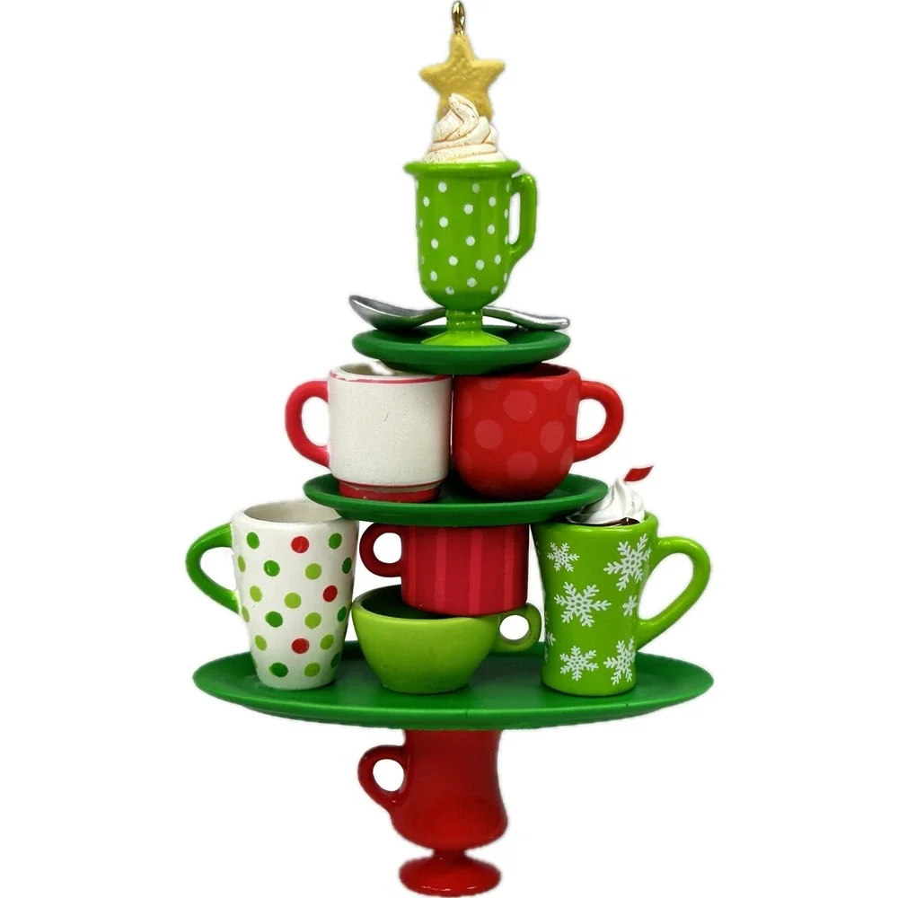 Hallmark COFFEE LOVERS'‎ TREE 2007 Keepsake Ornament in Box